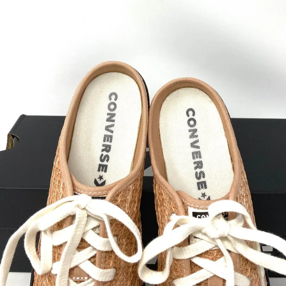 Converse Womens Size 571899C CTAS Dainty Mule Slip Vachetta Beige Canvas Sneaker - Picture 4 of 12